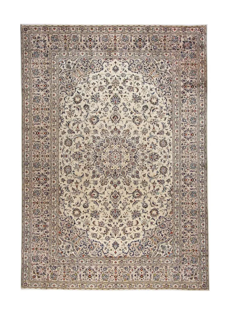 Persisk teppe - Keshan - 338 x 240 cm - beige