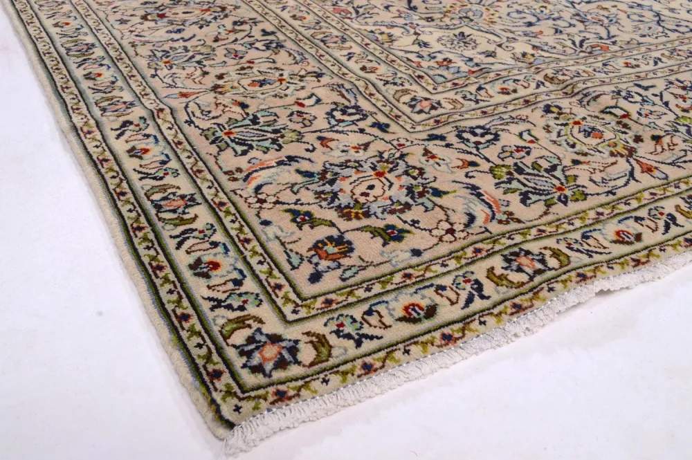 Persisk teppe - Keshan - 338 x 240 cm - beige