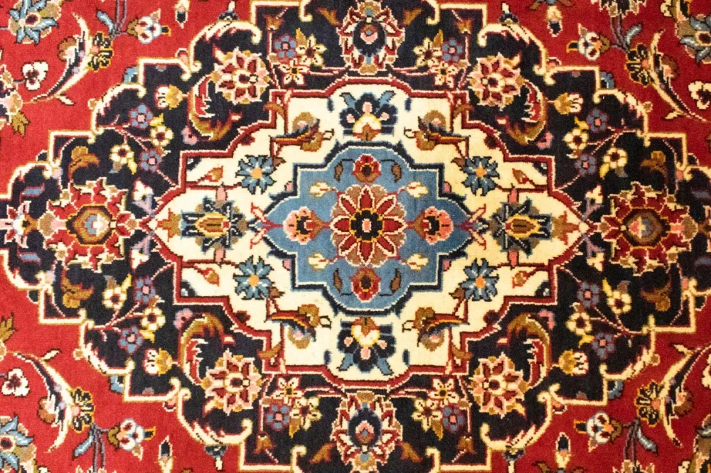 Persisk teppe - Keshan - 340 x 245 cm - rød