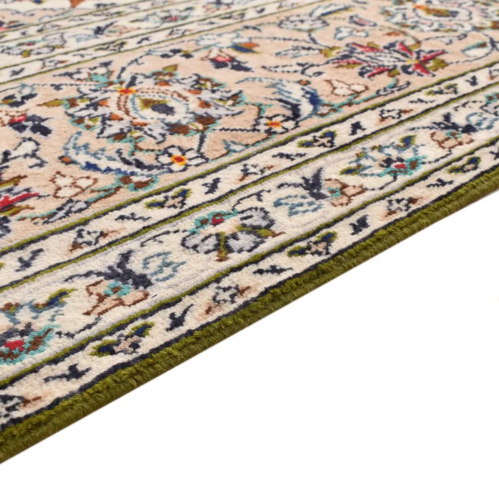 Persisk teppe - Keshan - 340 x 245 cm - lys beige