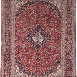 Persisk teppe - Keshan - 340 x 250 cm - rød