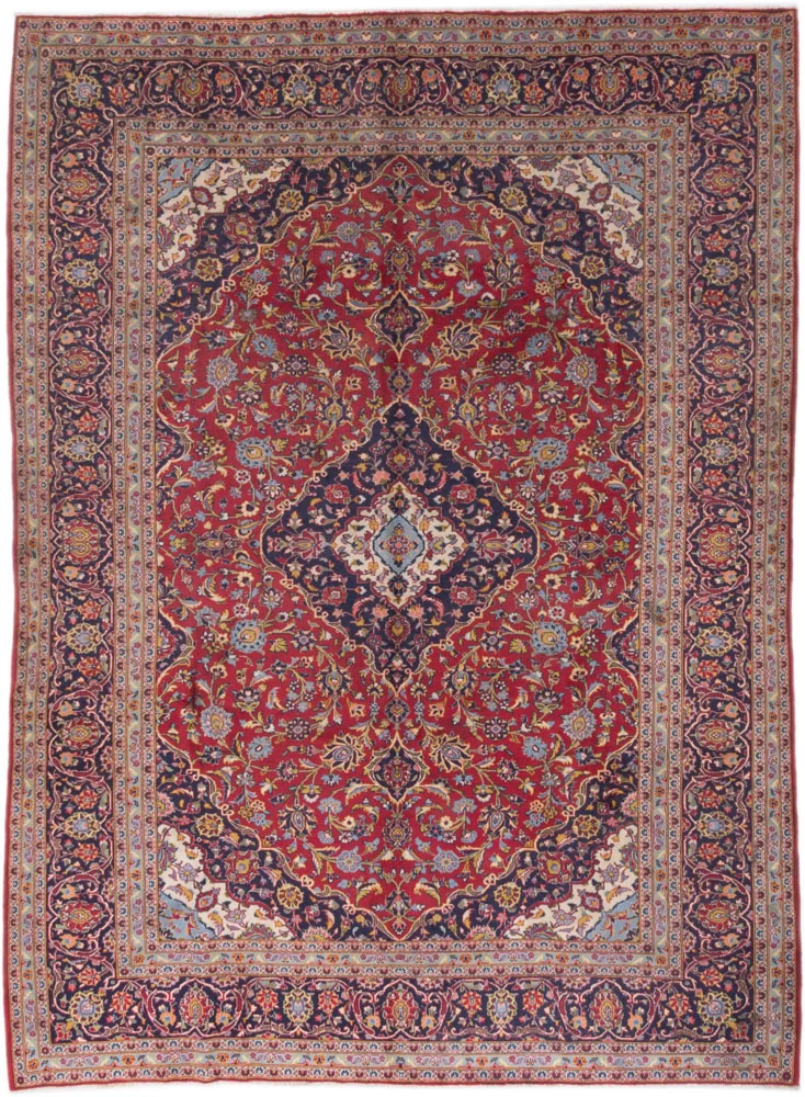 Persisk teppe - Keshan - 340 x 250 cm - rød