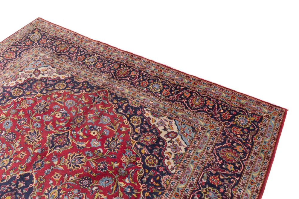 Persisk teppe - Keshan - 340 x 250 cm - rød