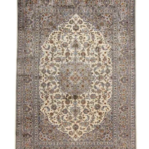 Persisk teppe - Keshan - 342 x 243 cm - beige