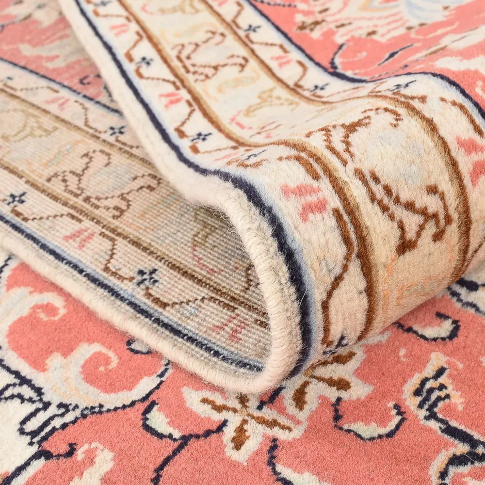 Persisk teppe - Keshan - 342 x 243 cm - lys beige
