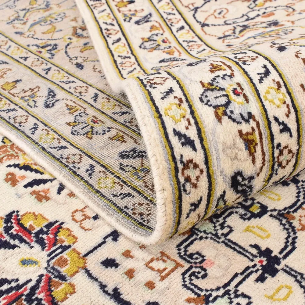 Persisk teppe - Keshan - 342 x 245 cm - lys beige
