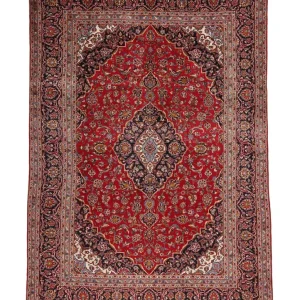 Persisk teppe - Keshan - 342 x 246 cm - rød