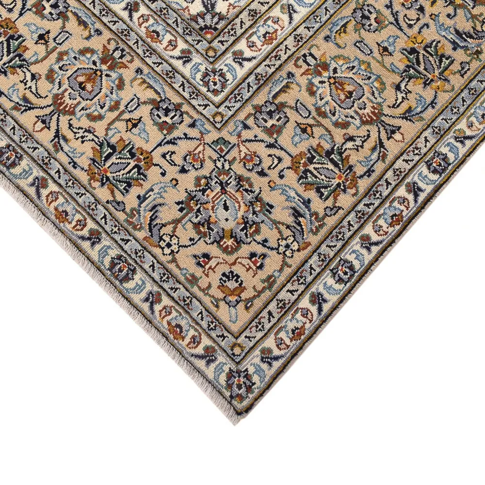 Persisk teppe - Keshan - 343 x 238 cm - lys beige