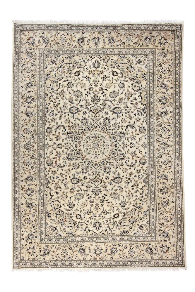 Persisk teppe - Keshan - 343 x 242 cm - beige