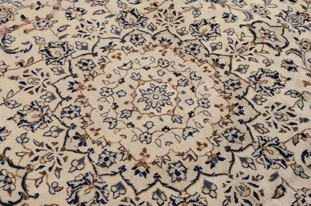 Persisk teppe - Keshan - 343 x 242 cm - beige