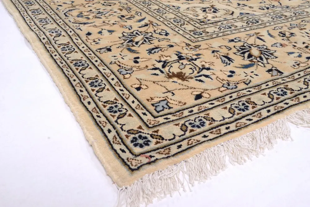 Persisk teppe - Keshan - 343 x 242 cm - beige