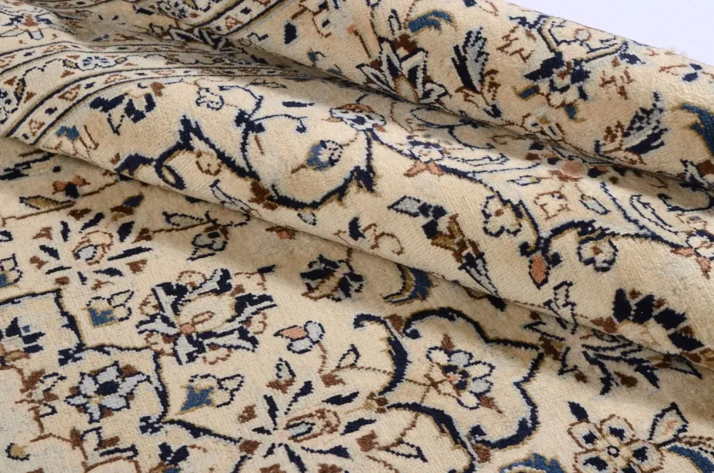 Persisk teppe - Keshan - 343 x 242 cm - beige