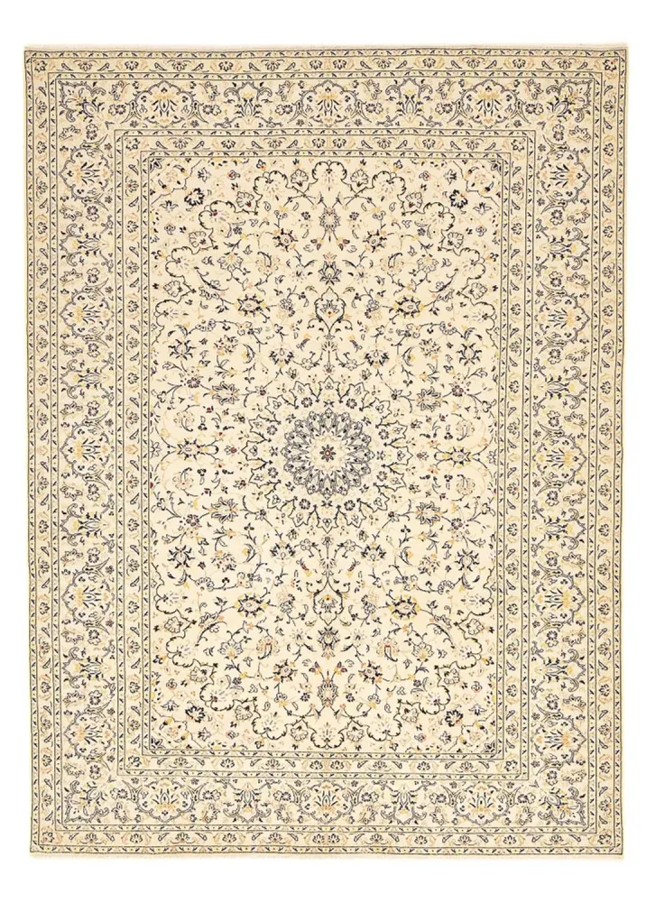 Persisk teppe - Keshan - 343 x 243 cm - beige