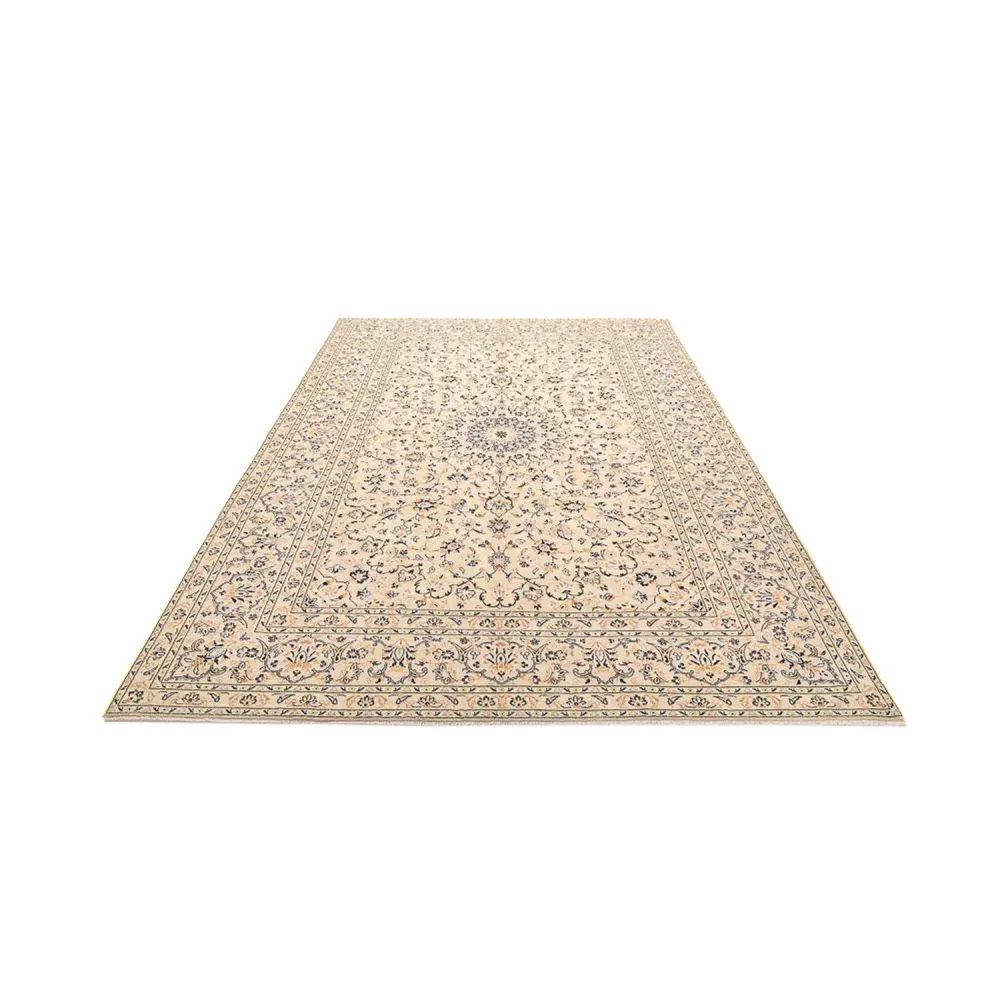 Persisk teppe - Keshan - 343 x 243 cm - beige