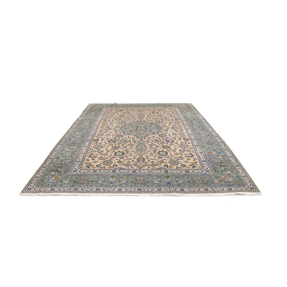 Persisk teppe - Keshan - 344 x 245 cm - taupe