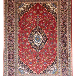 Persisk teppe - Keshan - 344 x 246 cm - rød