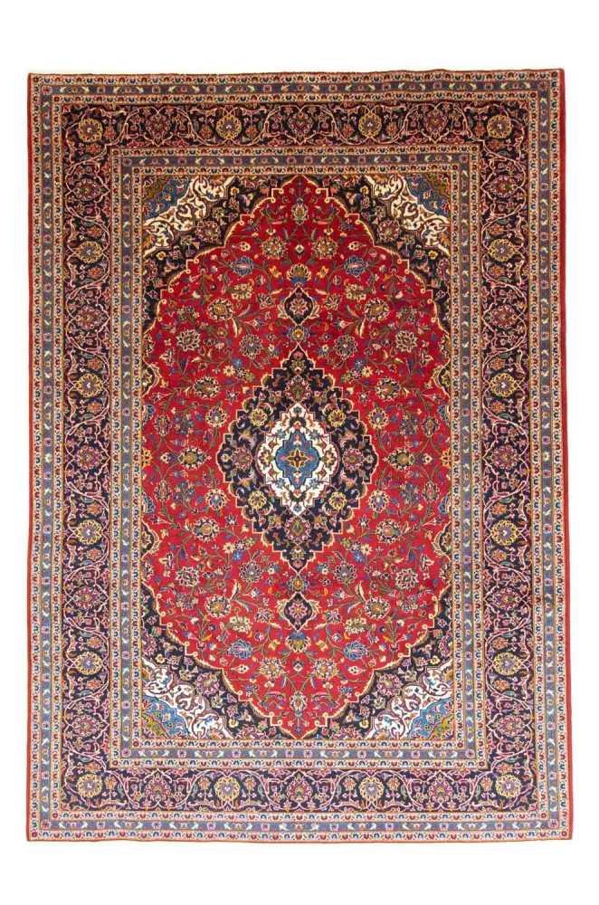 Persisk teppe - Keshan - 344 x 246 cm - rød