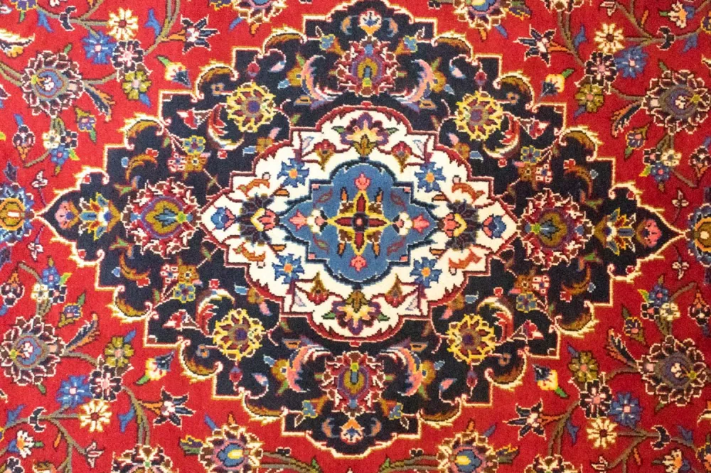 Persisk teppe - Keshan - 344 x 246 cm - rød