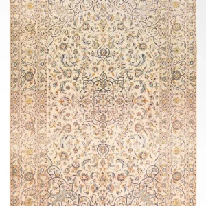 Persisk teppe - Keshan - 345 x 220 cm - beige