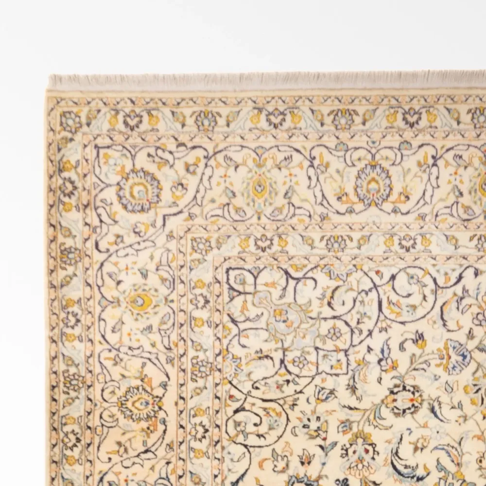 Persisk teppe - Keshan - 345 x 220 cm - beige