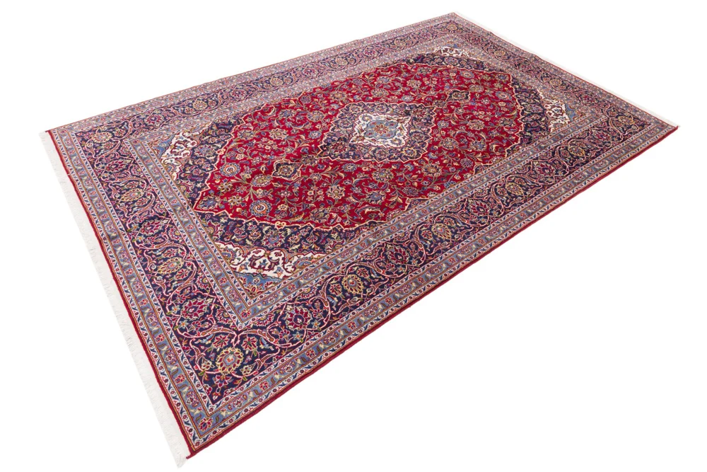 Persisk teppe - Keshan - 345 x 233 cm - rød