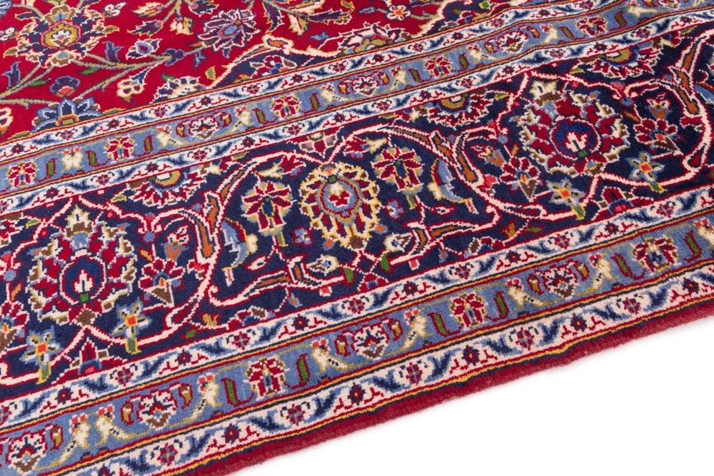 Persisk teppe - Keshan - 345 x 233 cm - rød