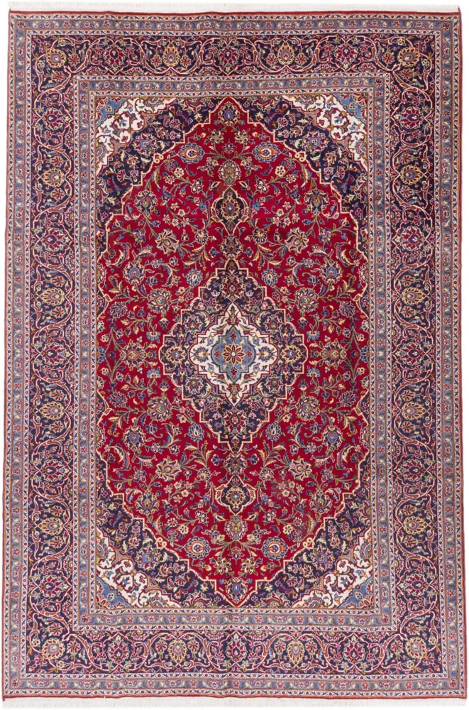 Persisk teppe - Keshan - 345 x 233 cm - rød