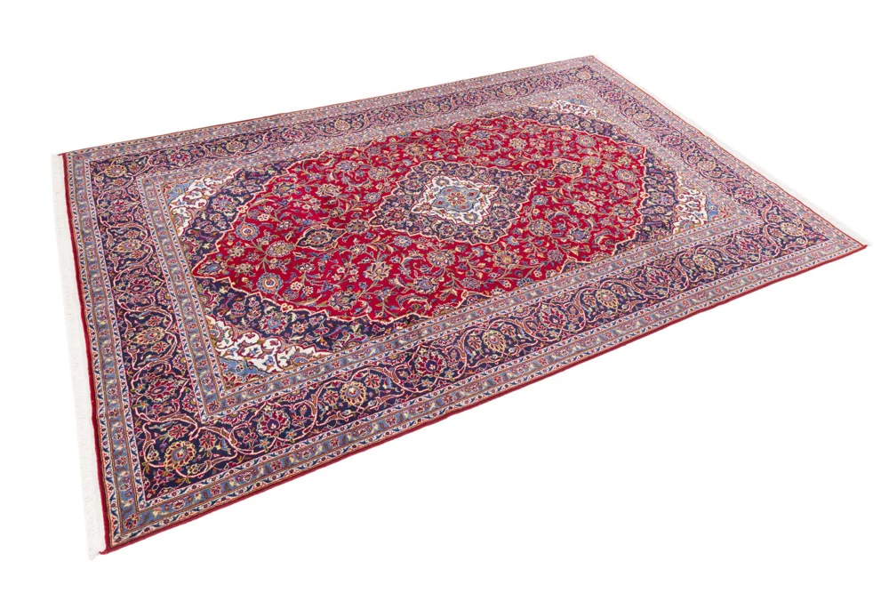Persisk teppe - Keshan - 345 x 233 cm - rød