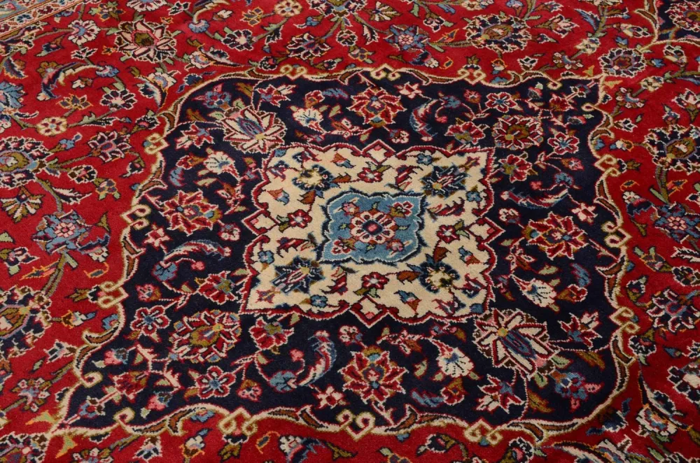 Persisk teppe - Keshan - 345 x 237 cm - rød