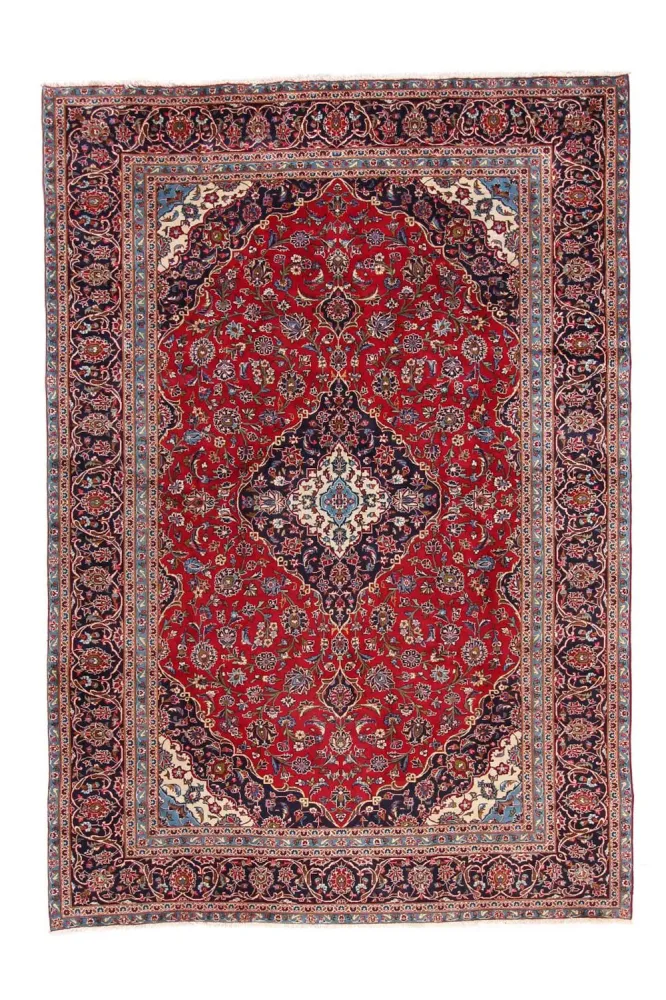 Persisk teppe - Keshan - 345 x 237 cm - rød