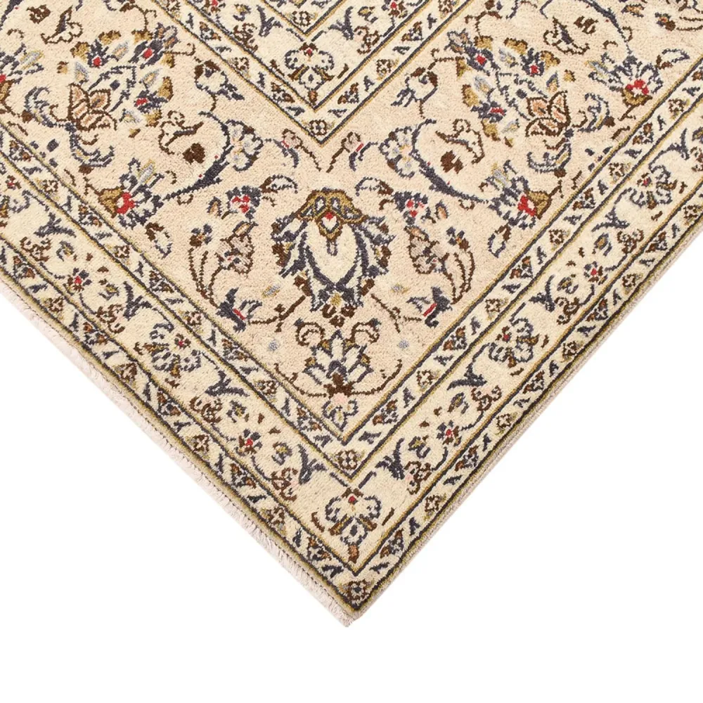 Persisk teppe - Keshan - 345 x 239 cm - lys beige