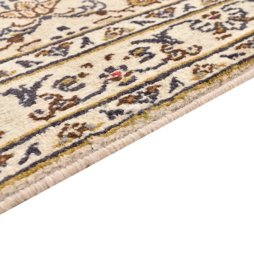 Persisk teppe - Keshan - 345 x 239 cm - lys beige