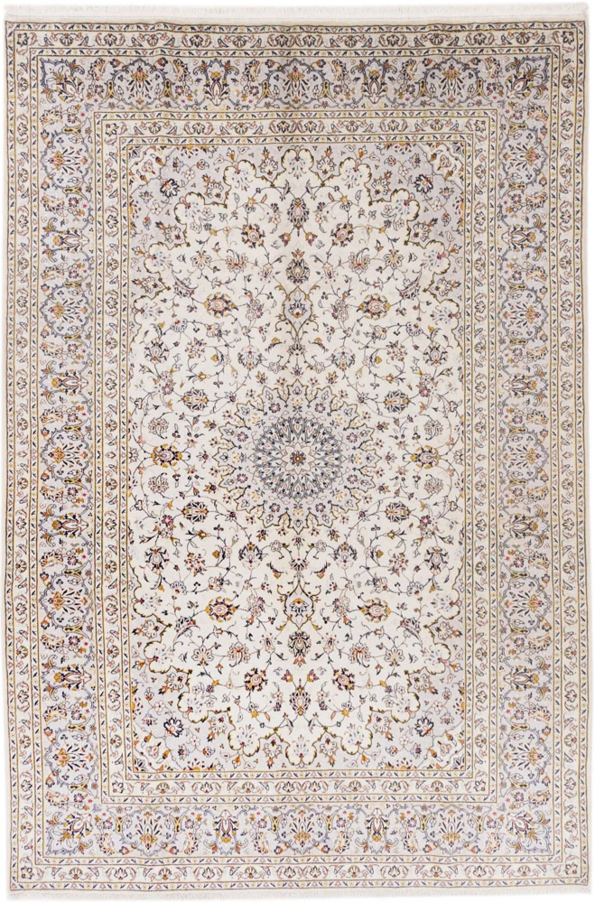Persisk teppe - Keshan - 345 x 245 cm - krem