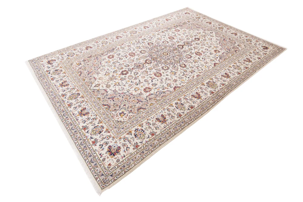 Persisk teppe - Keshan - 345 x 245 cm - krem