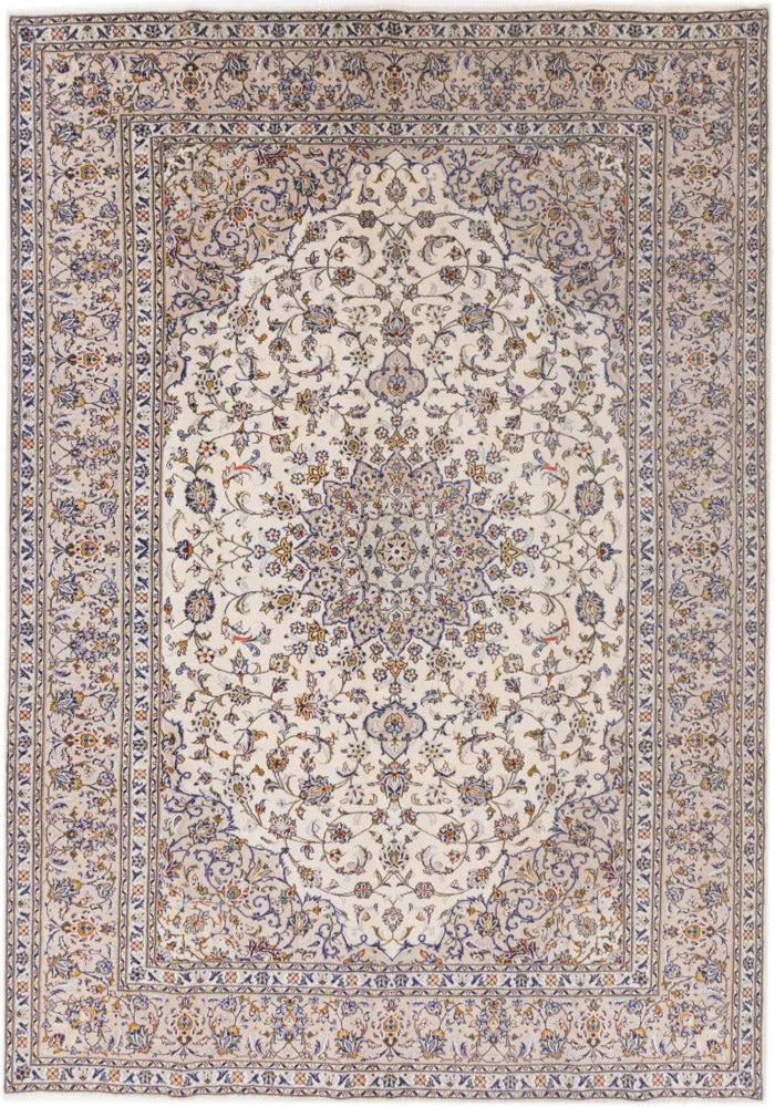 Persisk teppe - Keshan - 345 x 245 cm - krem