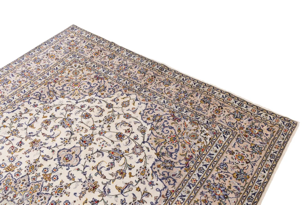 Persisk teppe - Keshan - 345 x 245 cm - krem