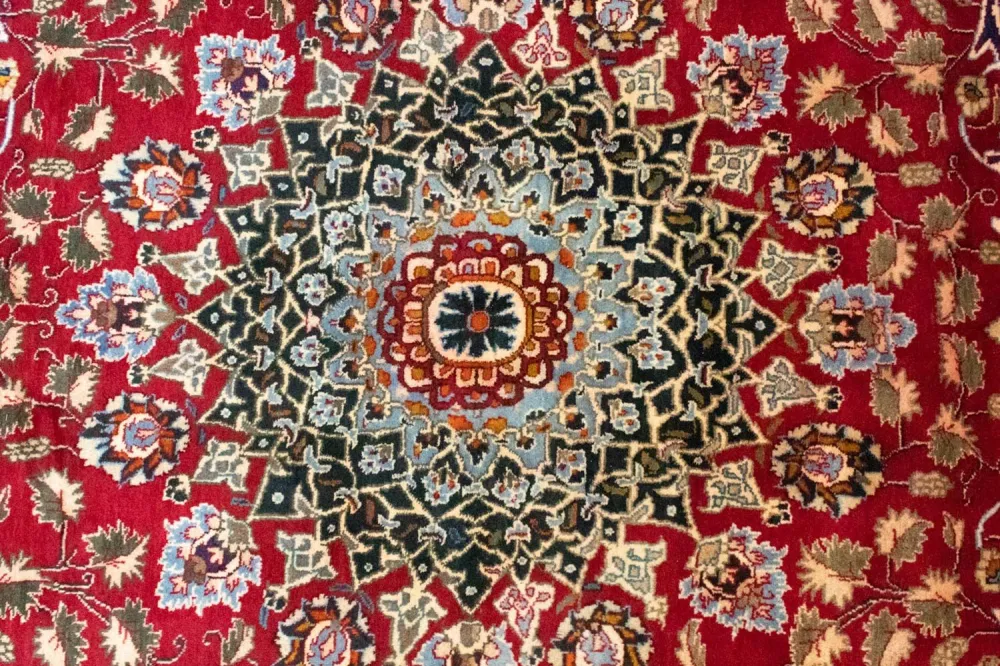Persisk teppe - Keshan - 345 x 249 cm - rød