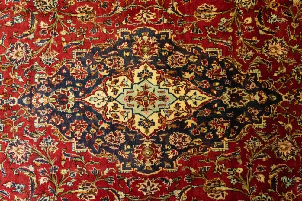 Persisk teppe - Keshan - 346 x 207 cm - rød