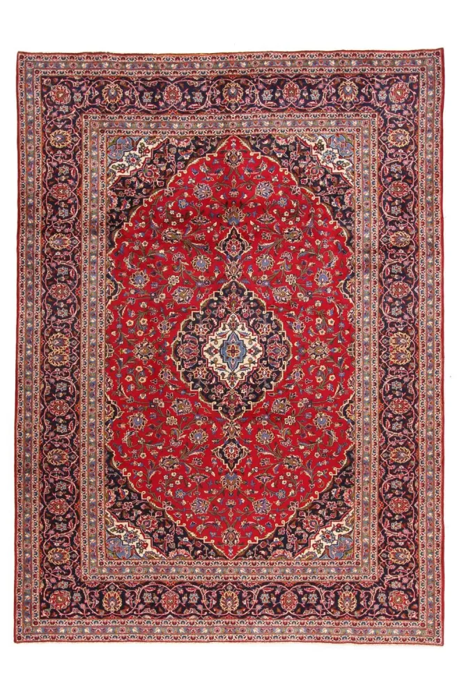 Persisk teppe - Keshan - 346 x 253 cm - rød