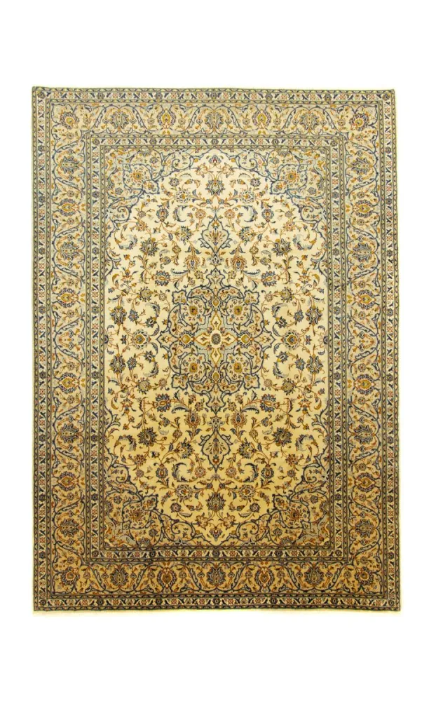 Persisk teppe - Keshan - 347 x 250 cm - beige