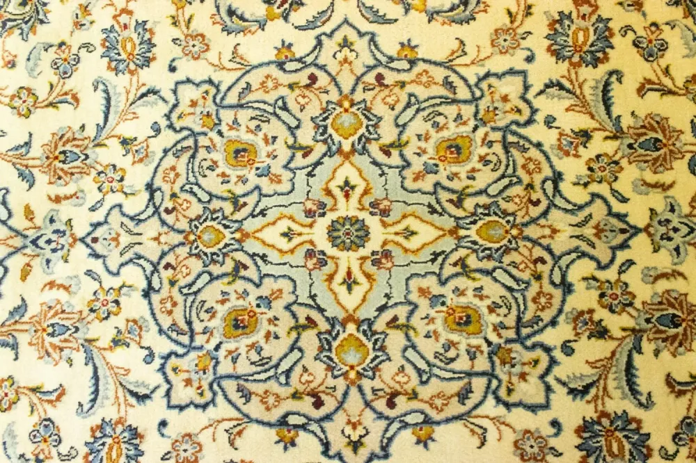 Persisk teppe - Keshan - 347 x 250 cm - beige