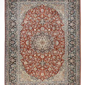 Persisk teppe - Keshan - 348 x 253 cm - rød