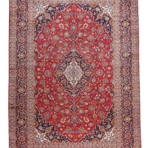 Persisk teppe - Keshan - 349 x 246 cm - rød