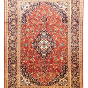 Persisk teppe - Keshan - 349 x 246 cm - oransje