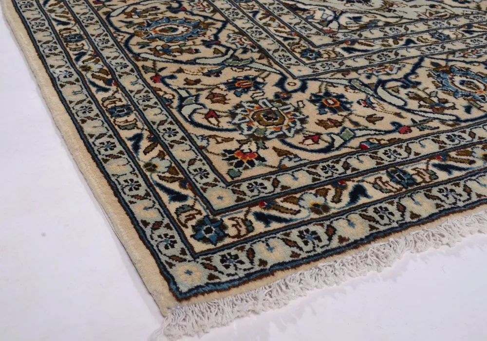 Persisk teppe - Keshan - 349 x 248 cm - beige