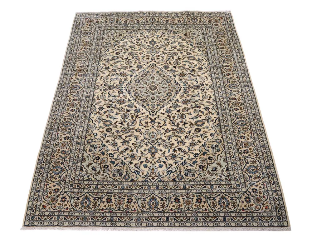 Persisk teppe - Keshan - 349 x 248 cm - beige