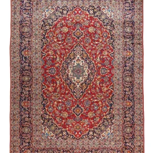 Persisk teppe - Keshan - 350 x 240 cm - rød