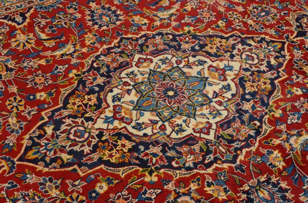 Persisk teppe - Keshan - 350 x 240 cm - rød