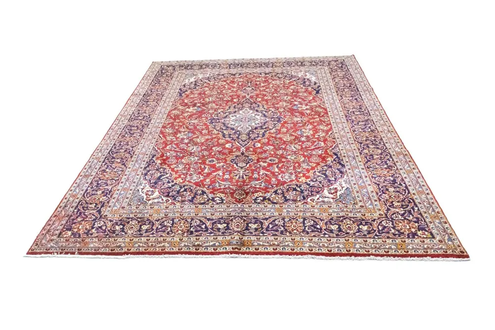 Persisk teppe - Keshan - 350 x 245 cm - rød