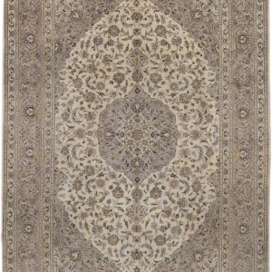 Persisk teppe - Keshan - 350 x 245 cm - sand